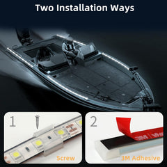 VIDLULTD close-up of SMD5050 LEDs and silicone seal for waterproof reliability