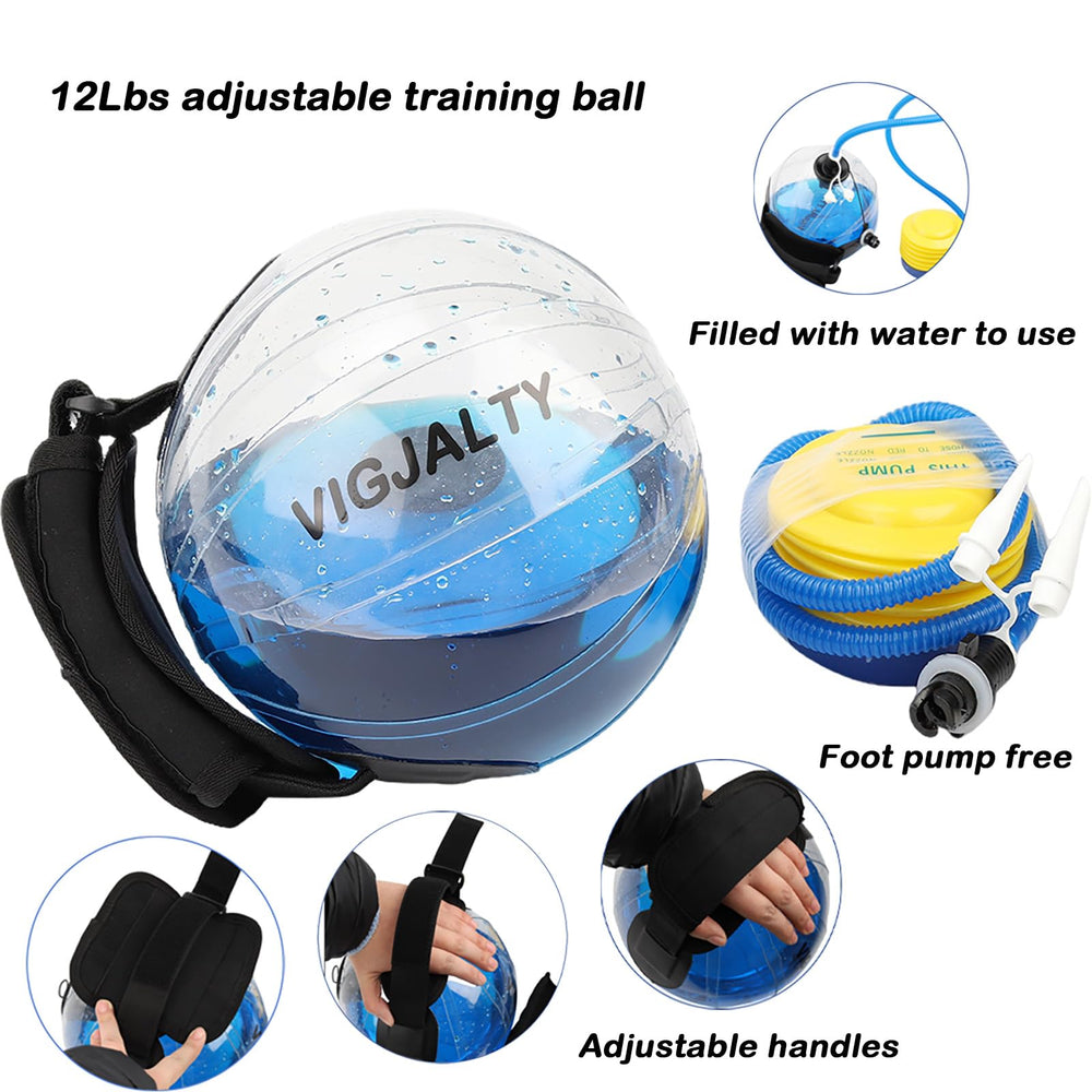 VIGJALTY included pump next to bag for quick inflation benefit