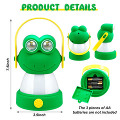 VIHOSE frog lantern close-up highlighting textured details and easy-grip handle benefit