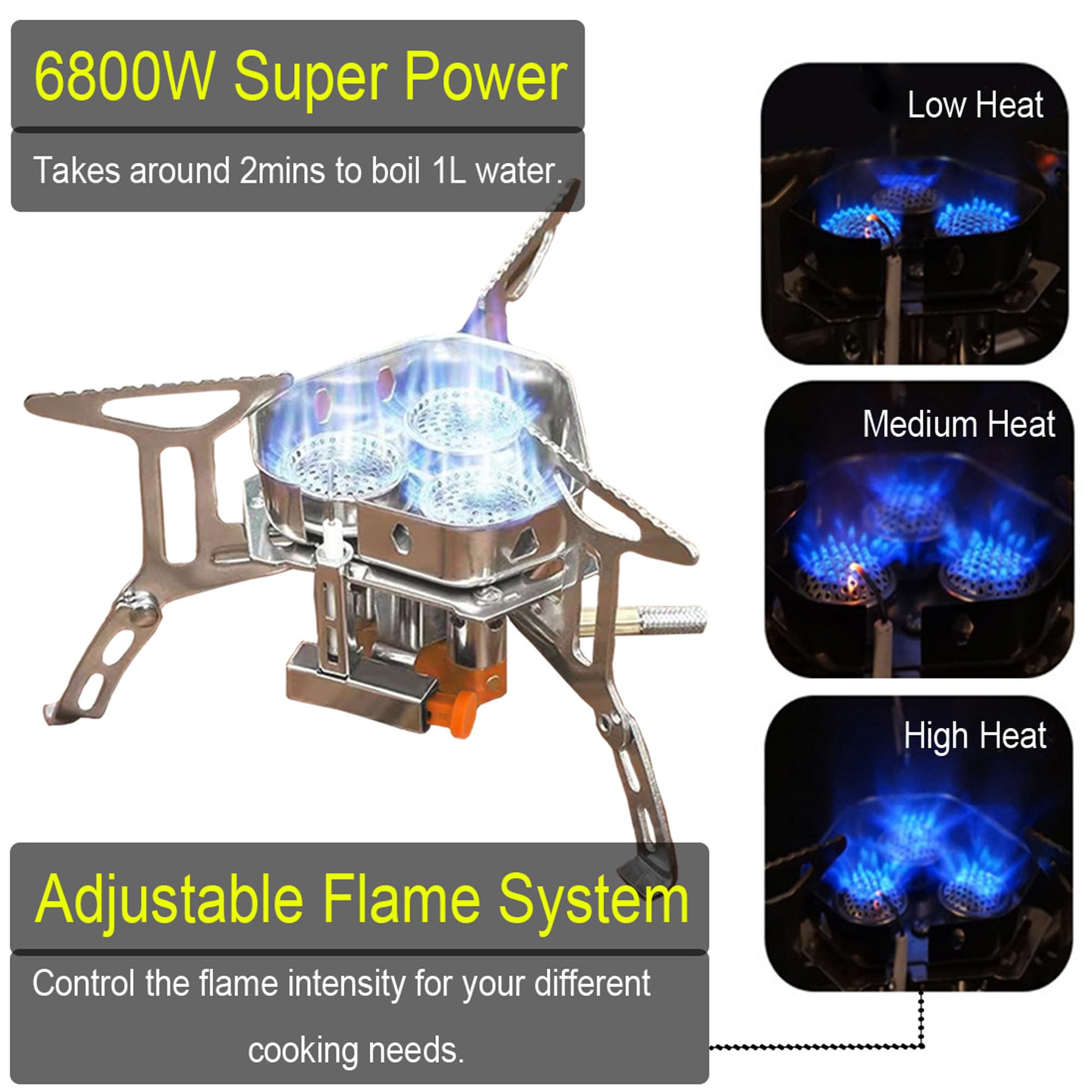 Vijezoy windshield detail protecting flame for stable outdoor cooking