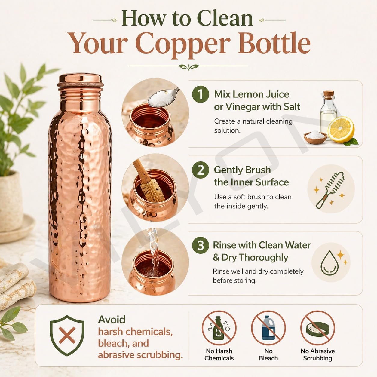 VILYON lifestyle on kitchen shelf showing stylish everyday hydration benefit