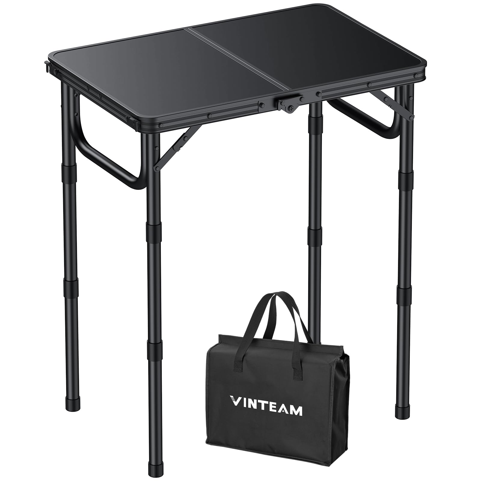 VINTEAM folded front-view showing compact size and easy transport benefit