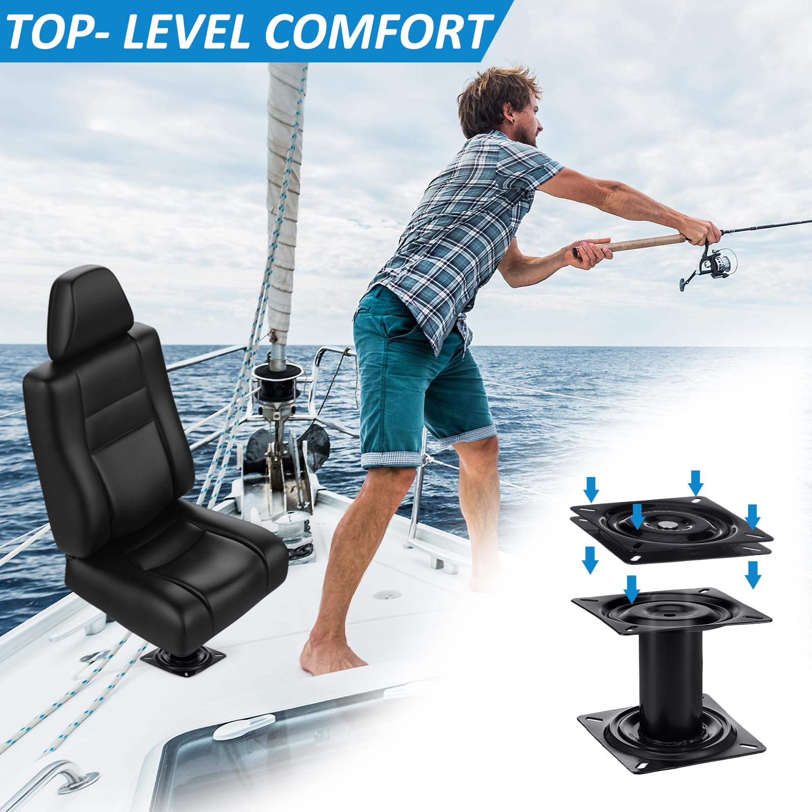 VioraWhite black coating surface finish protecting against marine corrosion