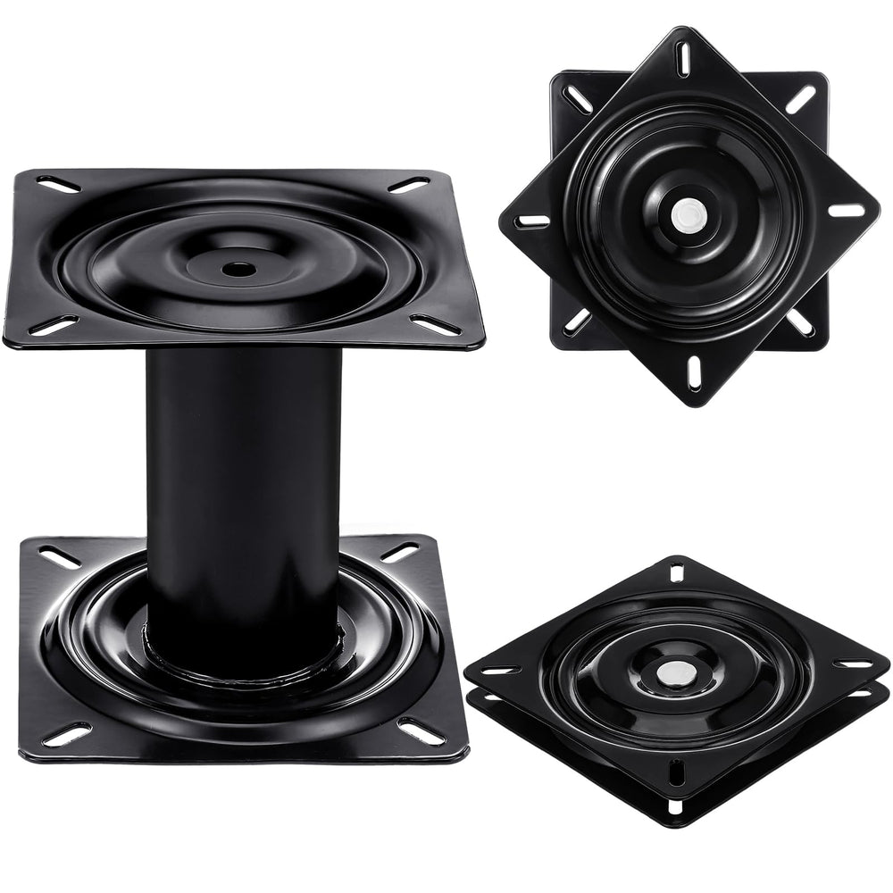 VioraWhite front view of swivel and pedestal showing sturdy fit and versatility