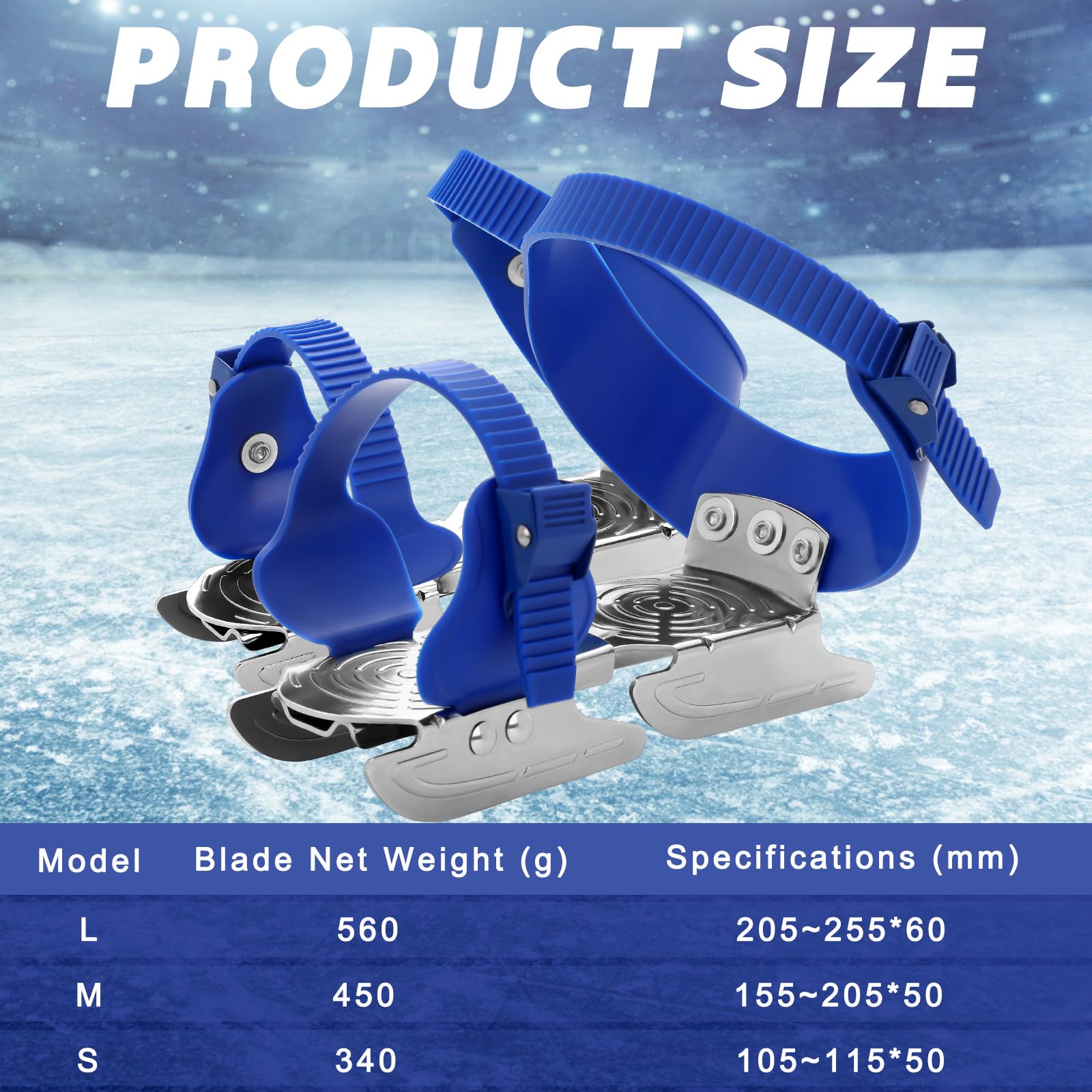 VioraWhite boxed pair of skates ready as a winter gift