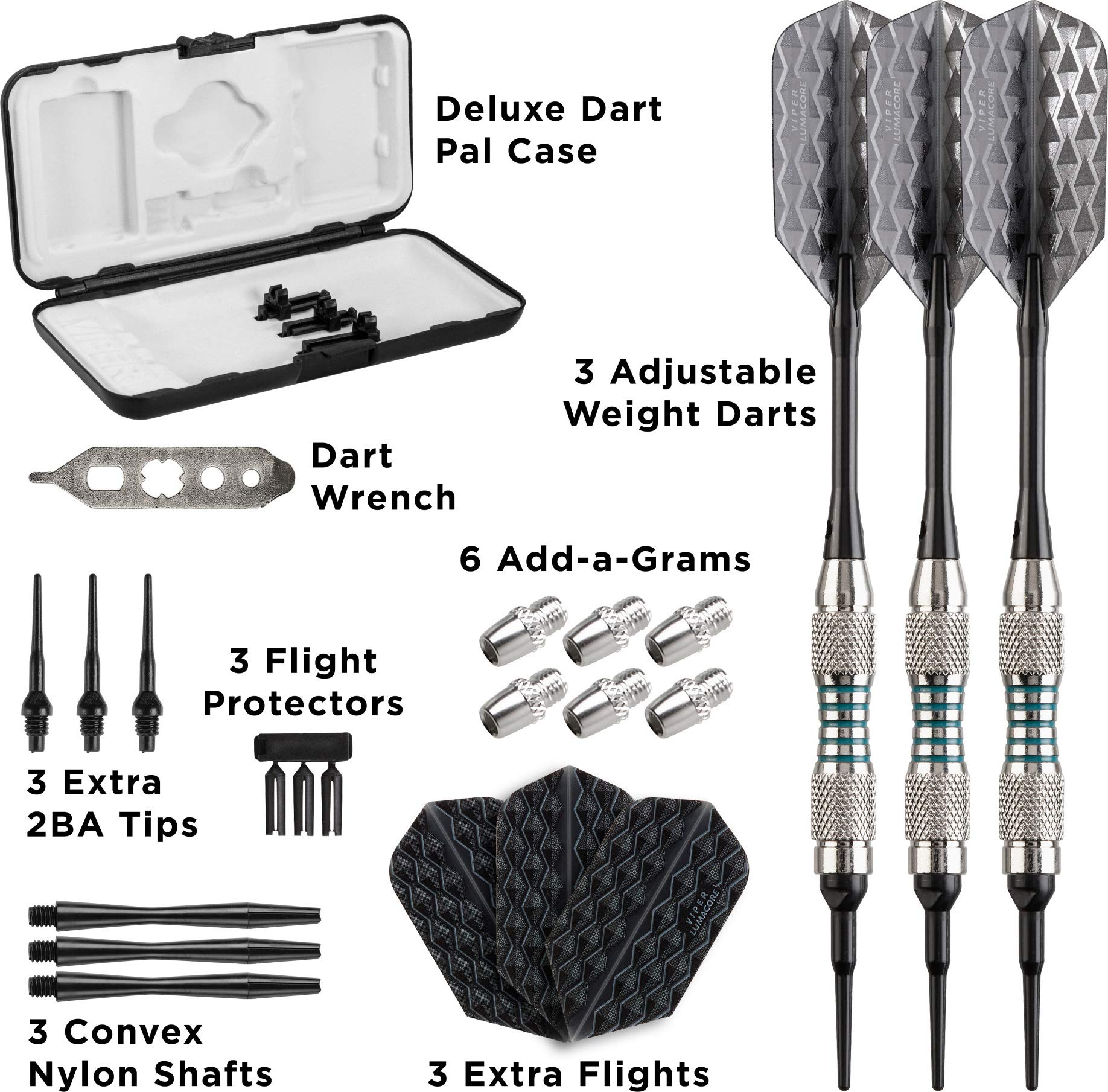 Viper by GLD Products extra 2BA tips and spares indicating quick replacement reliability
