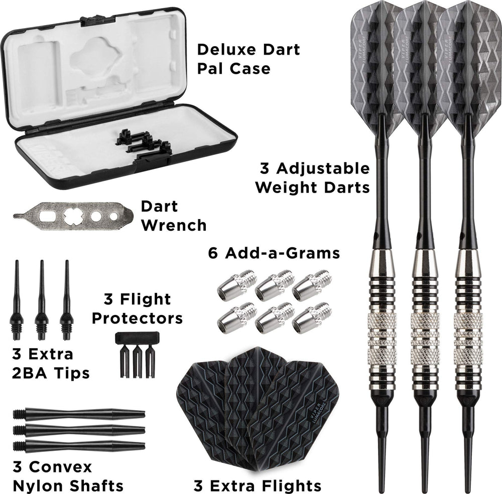Viper by GLD Products fully assembled dart side profile showing compact barrel control