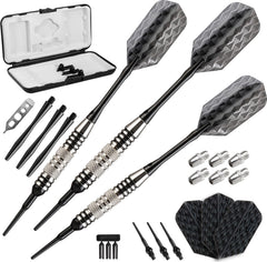 Viper by GLD Products front view of three Bobcat darts showing grip and finish for consistent throws