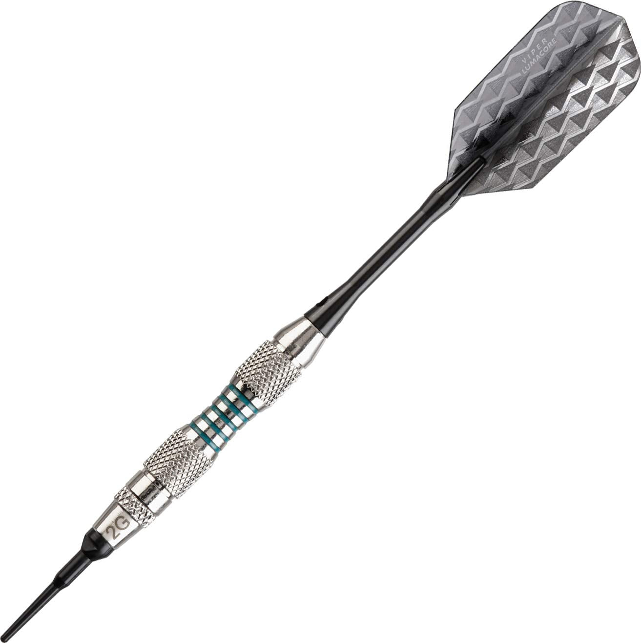 Viper by GLD Products dart in flight toward an electronic board demonstrating match-ready use