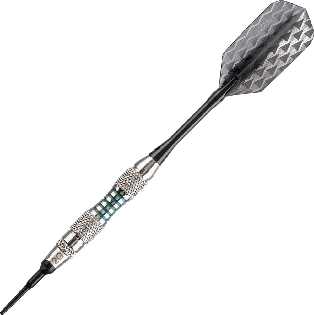 Viper by GLD Products dart in flight toward an electronic board demonstrating match-ready use