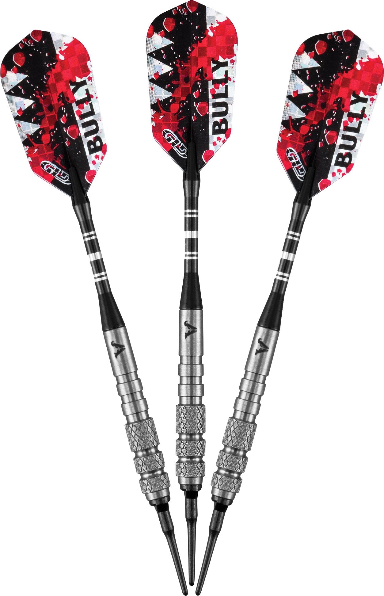 Viper by GLD Products darts displayed next to a coin for scale showing slim 18g profile