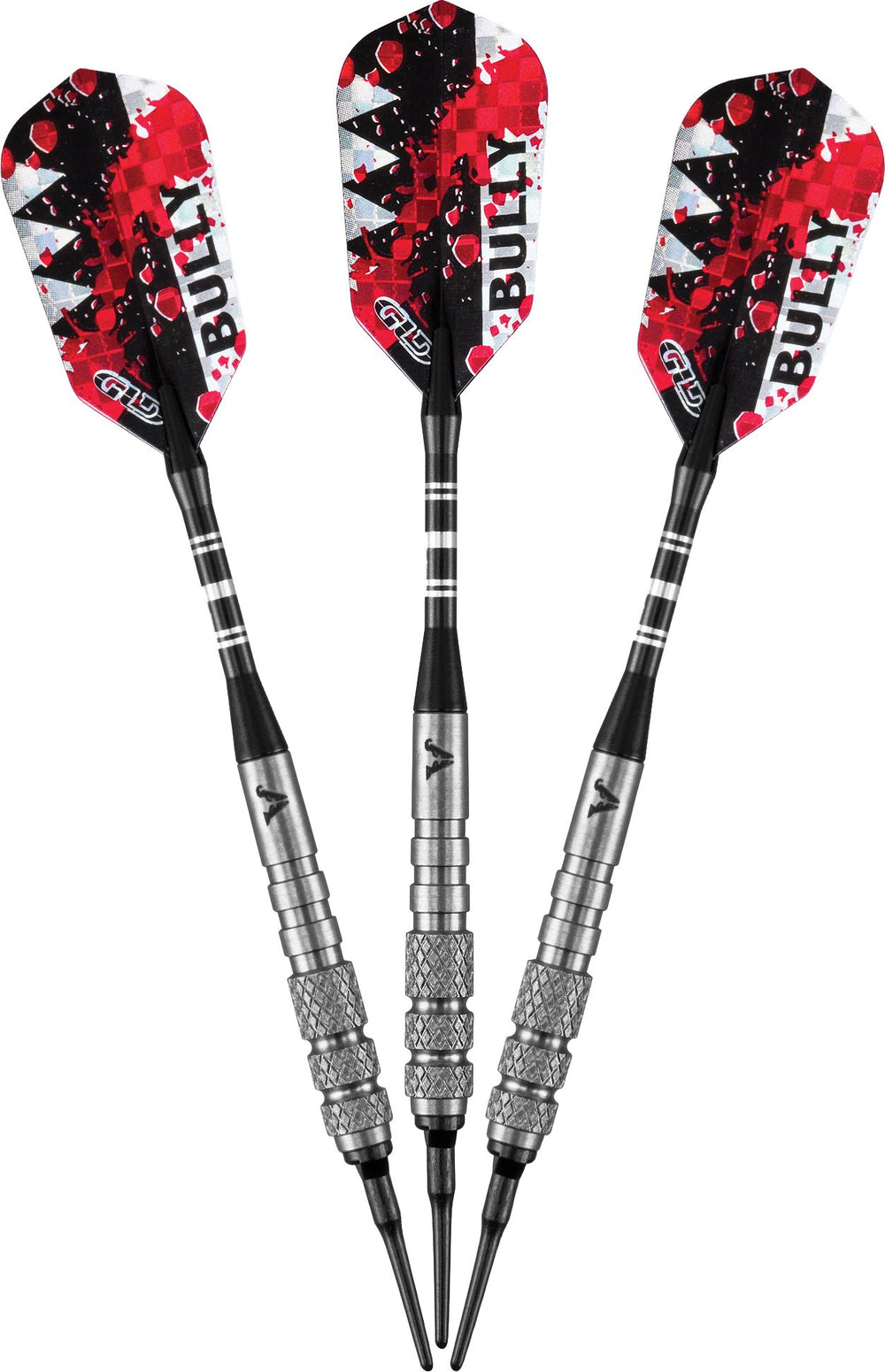 Viper by GLD Products darts displayed next to a coin for scale showing slim 18g profile