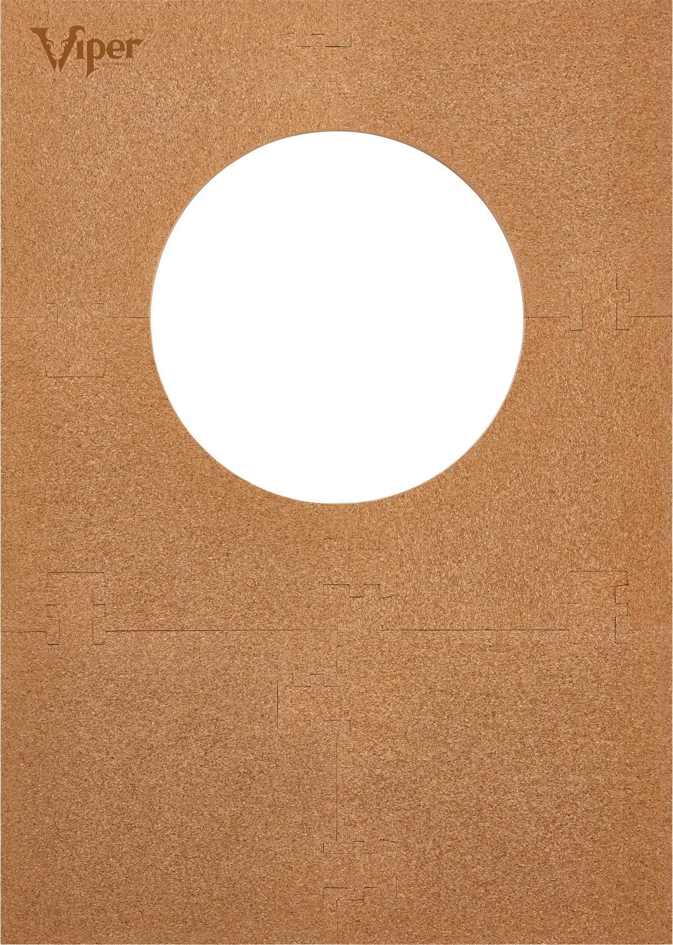 Viper by GLD Products front view showing tan cork surround protecting wall