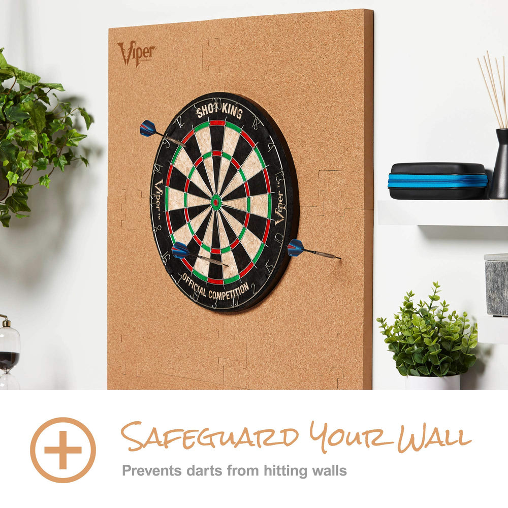 Viper by GLD Products surround mounted with dartboard demonstrating full coverage