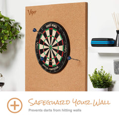 Viper by GLD Products surround mounted with dartboard demonstrating full coverage