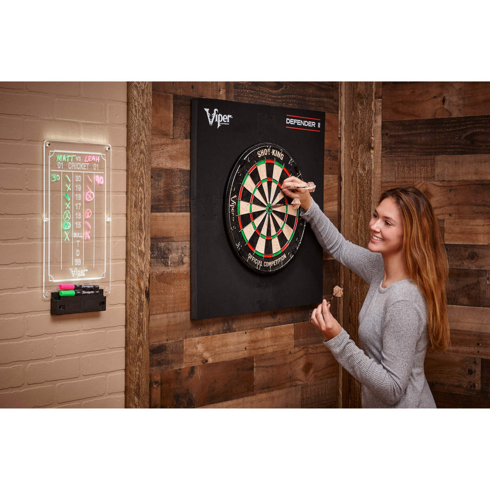Viper by GLD Products mounted on a game room wall for stable placement