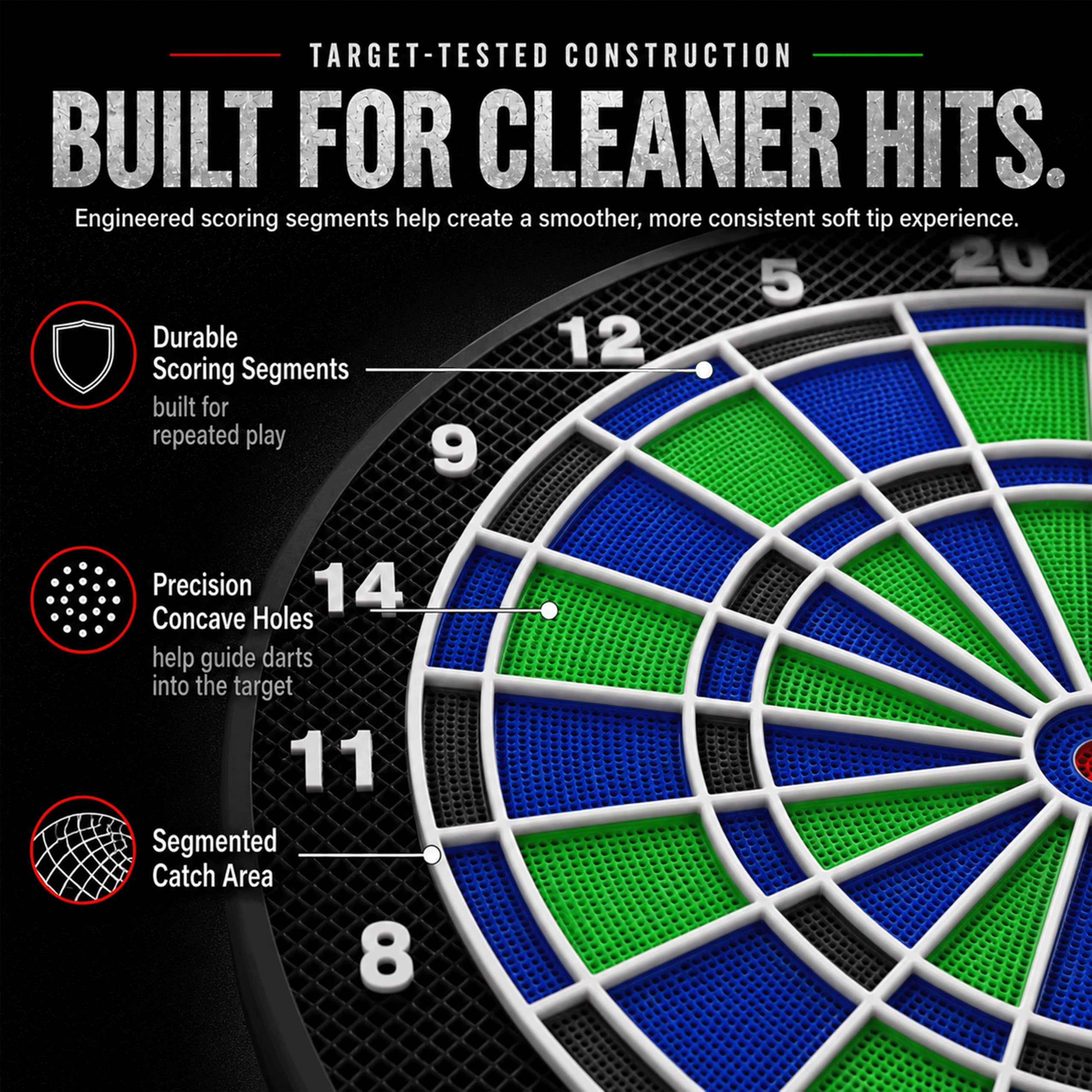 Viper by GLD Products starter soft tip darts and extra tips arranged to show readiness