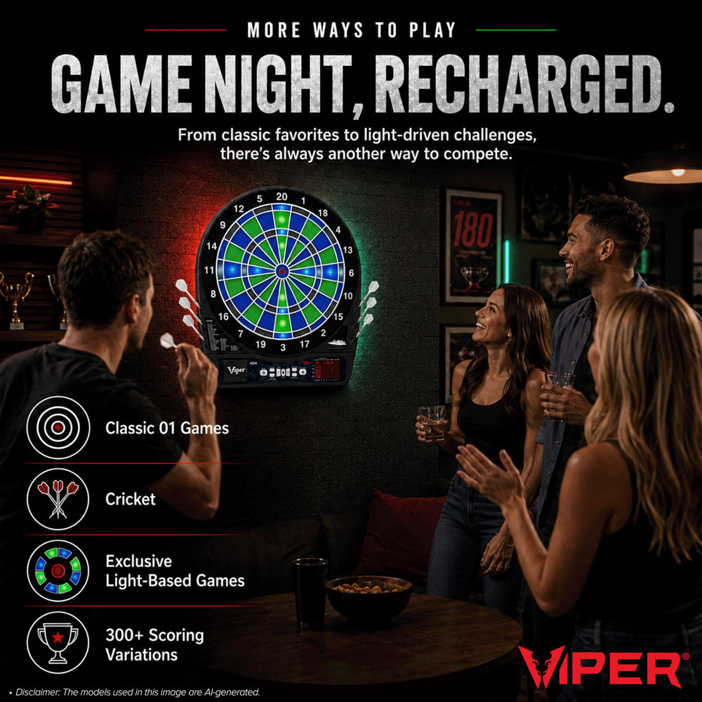 Viper by GLD Products mounted on wall in game room illustrating easy installation benefit