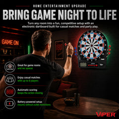 Viper by GLD Products battery compartment view highlighting cord-free placement advantage