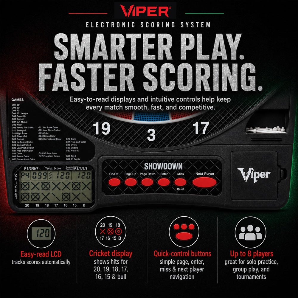 Viper by GLD Products six starter soft tip darts and 24 spare tips ready to play