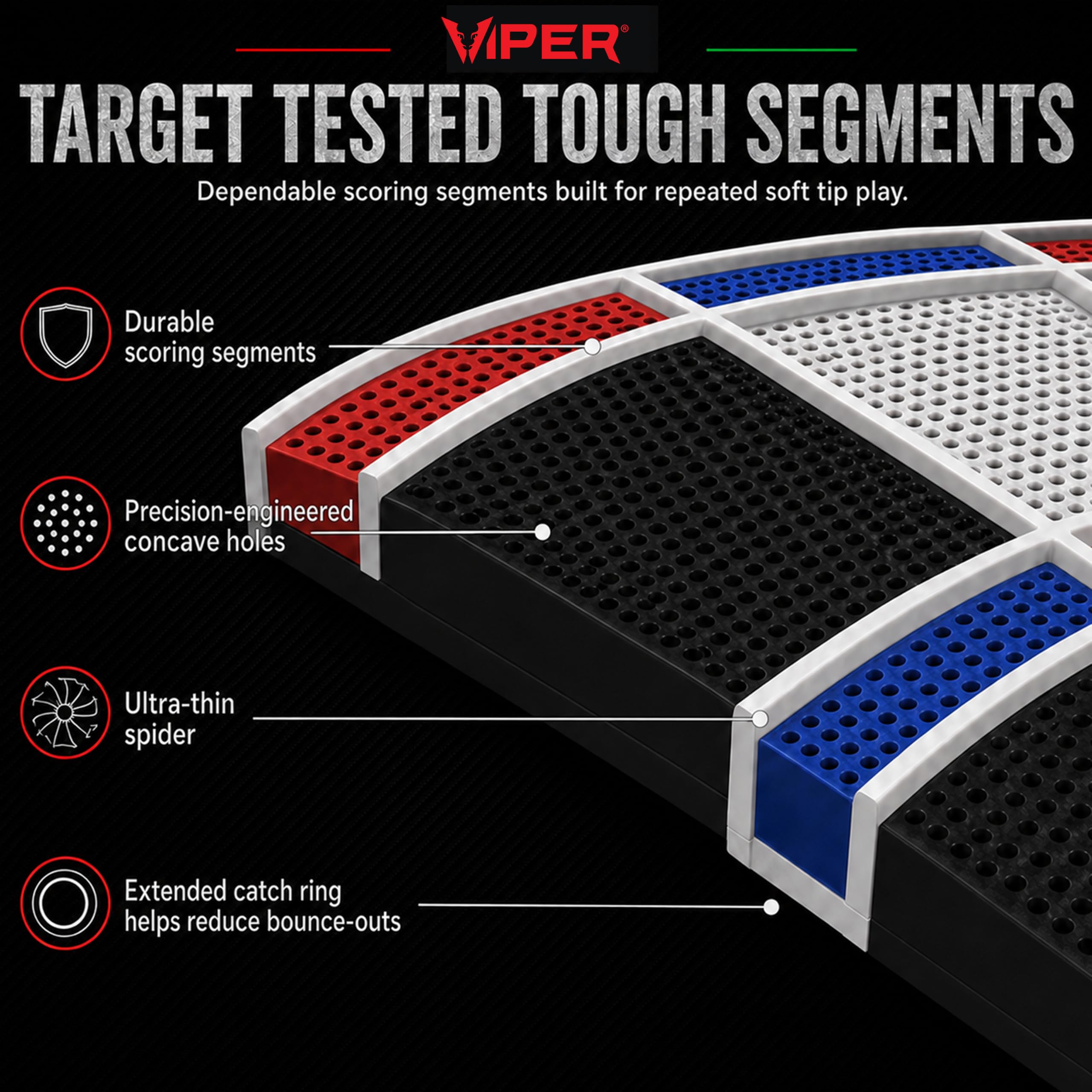 Viper by GLD Products thin spider detail reducing bounce-outs for better scoring