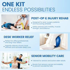 ViraAxis balance trainer dots top view highlighting ankle stability training benefit