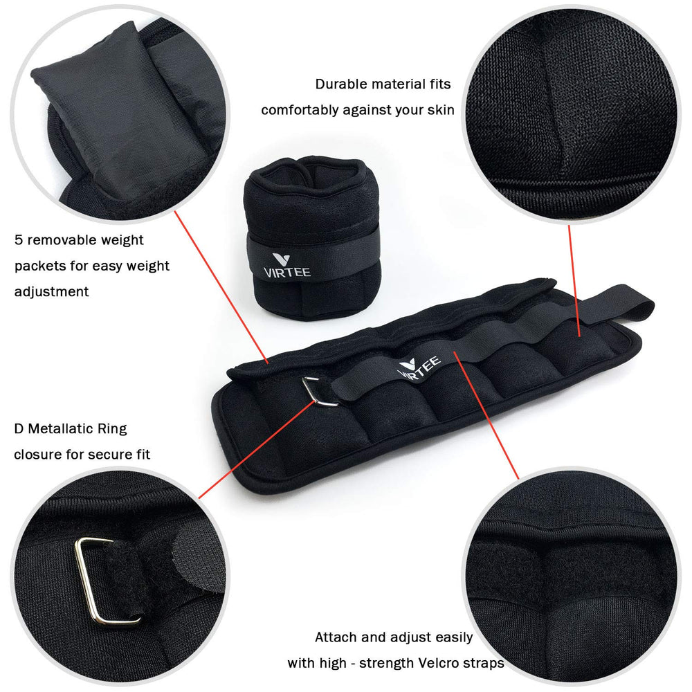 Virtee Velcro strap detail highlighting secure fit and anti-slip benefit