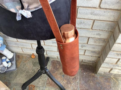 VISHWA CUERO ART worn crossbody demonstrating comfortable hands-free carrying benefit