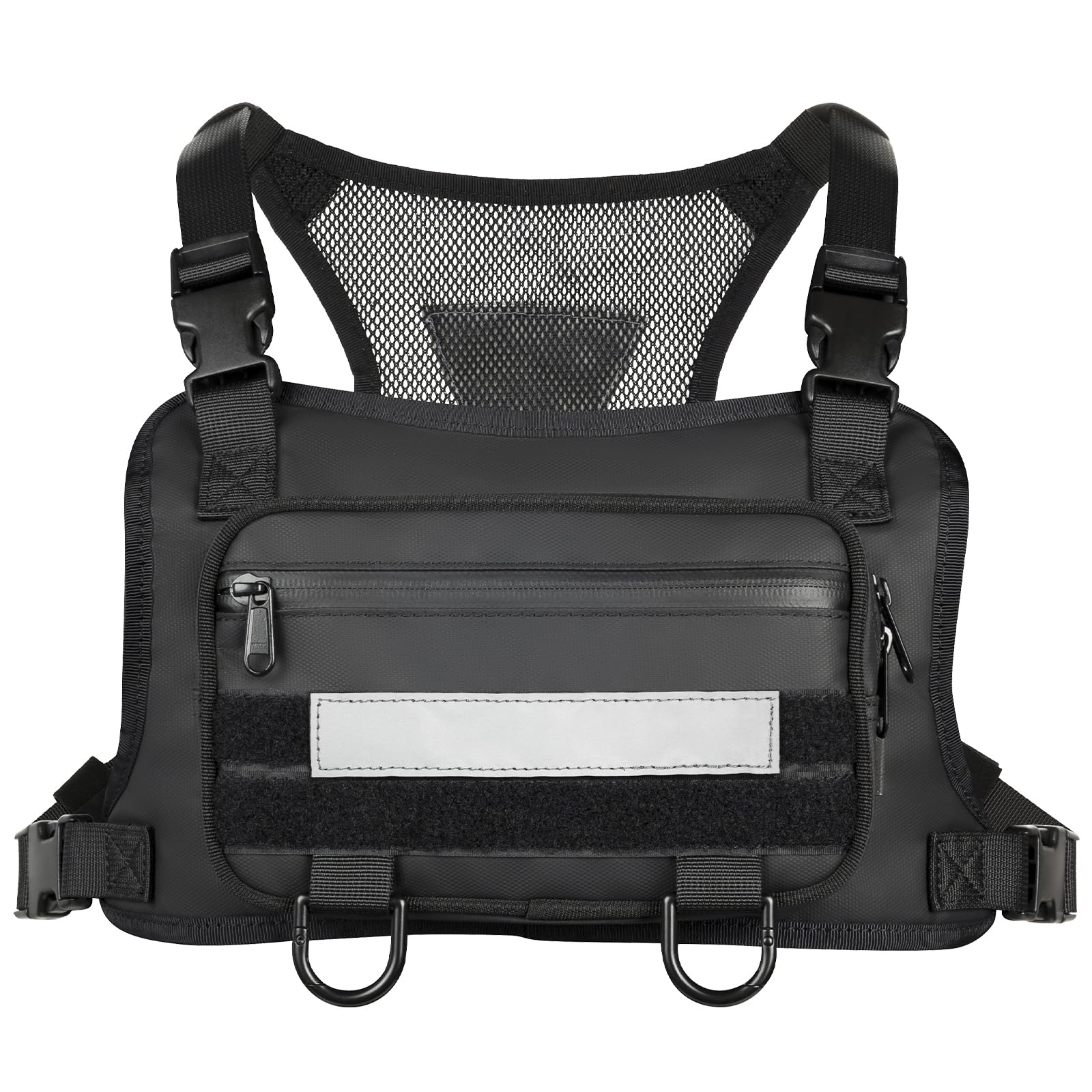 VISMIX front view showing organized pockets and slim profile for easy access