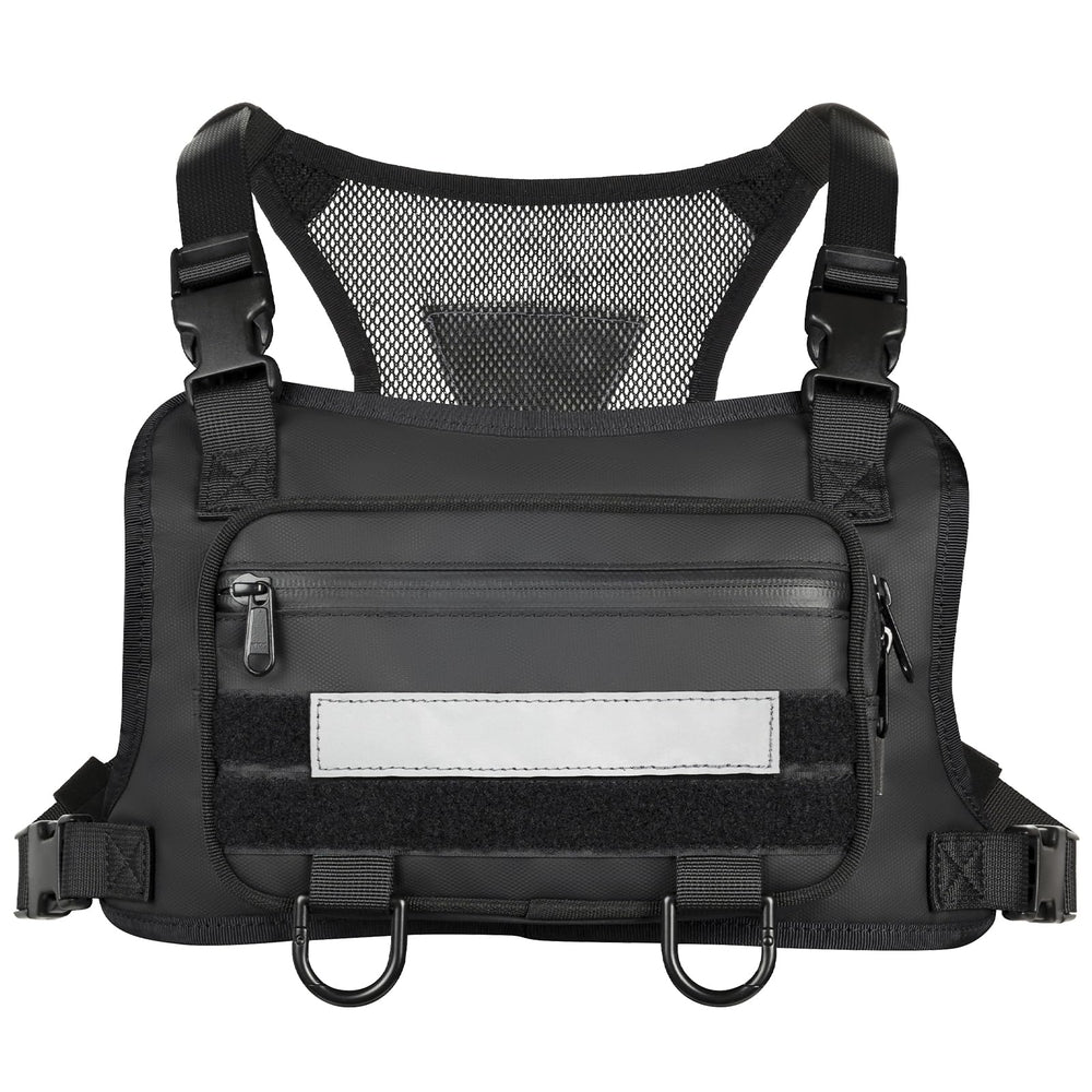 VISMIX front view showing organized pockets and slim profile for easy access