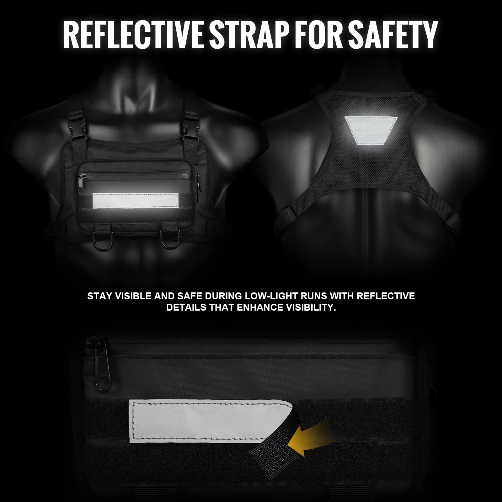 VISMIX worn by runner on trail demonstrating hands-free convenience