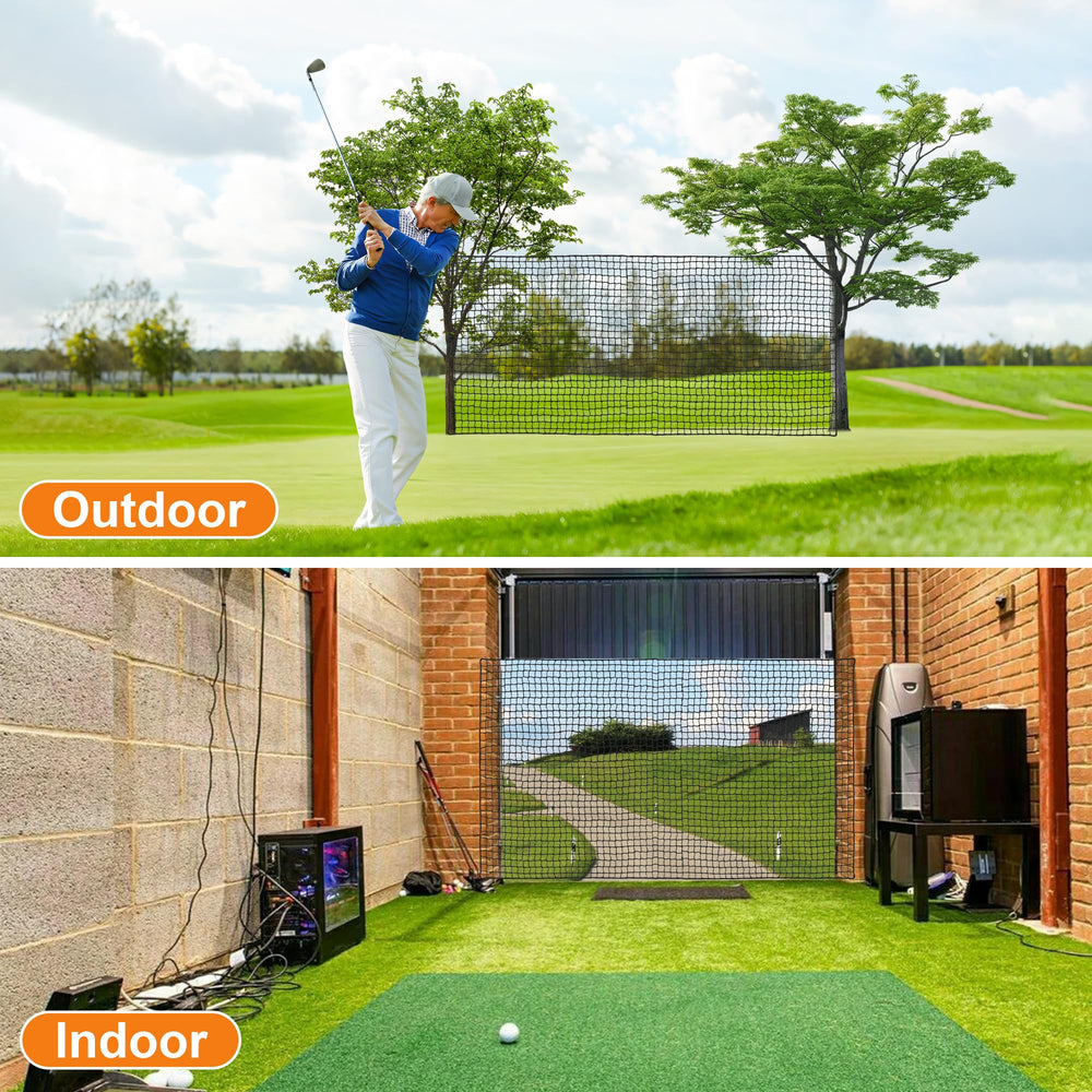 Visupor outdoor backyard setup protecting area and catching balls