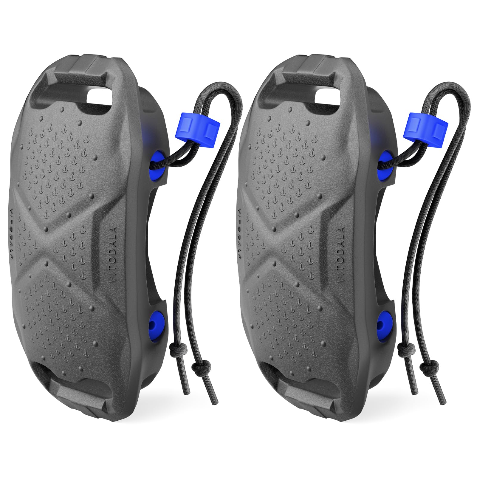 VITODALA front view of two gray fenders showing ready-to-install design and protection