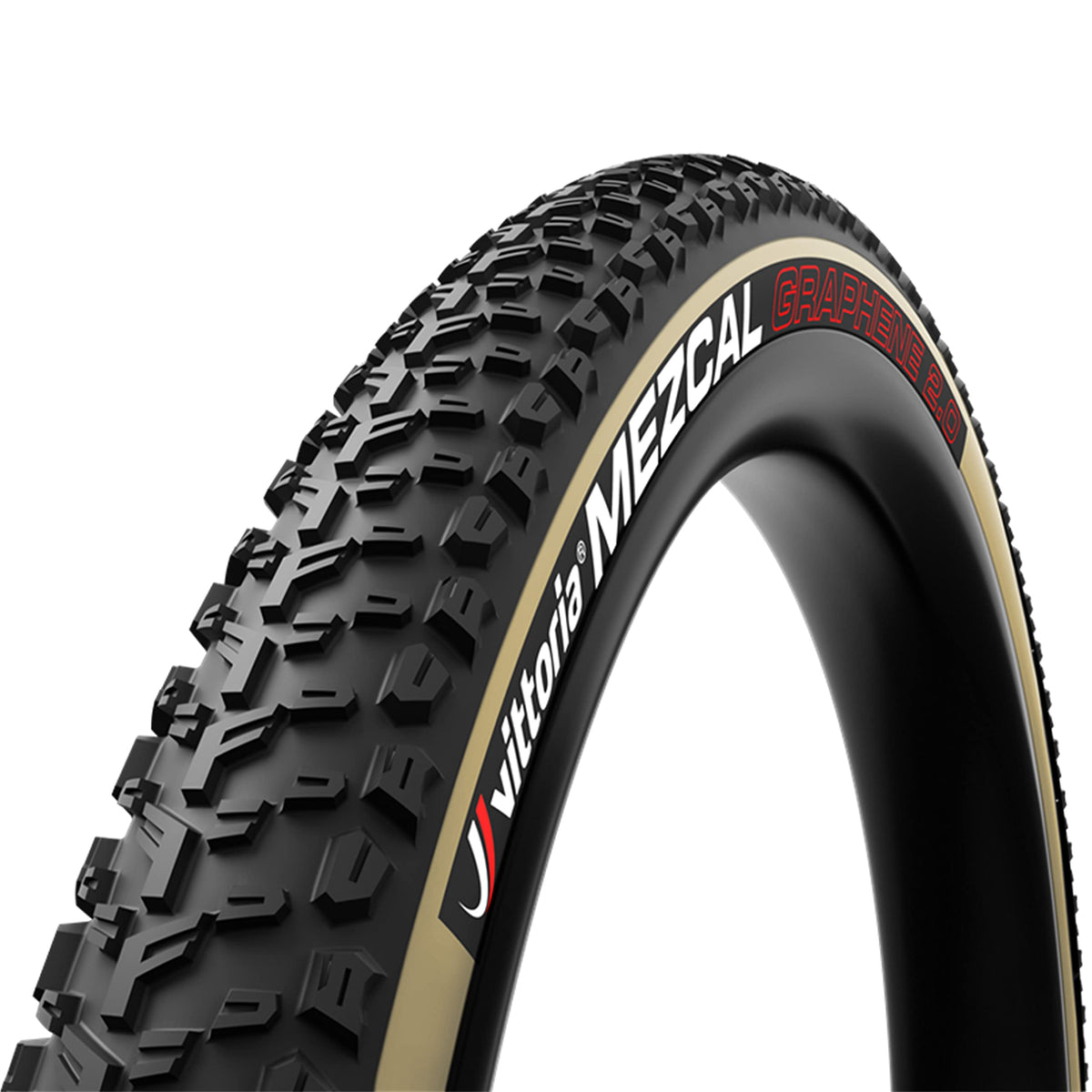 Vittoria Mezcal front view showing tire profile and fast-rolling design benefit