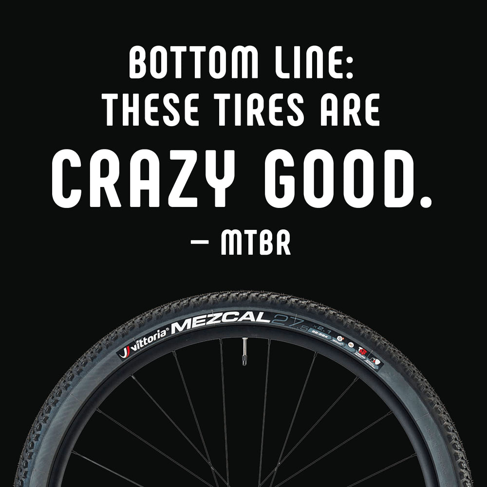 Vittoria Mezcal graphene compound marking showing enhanced grip and wear resistance
