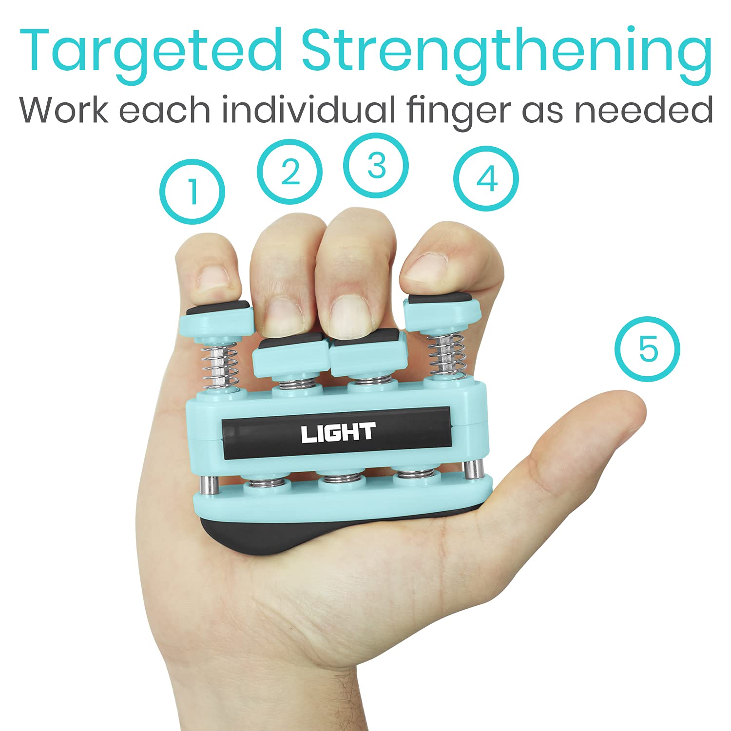 Vive exercise guide page showing routines for finger isolation practice