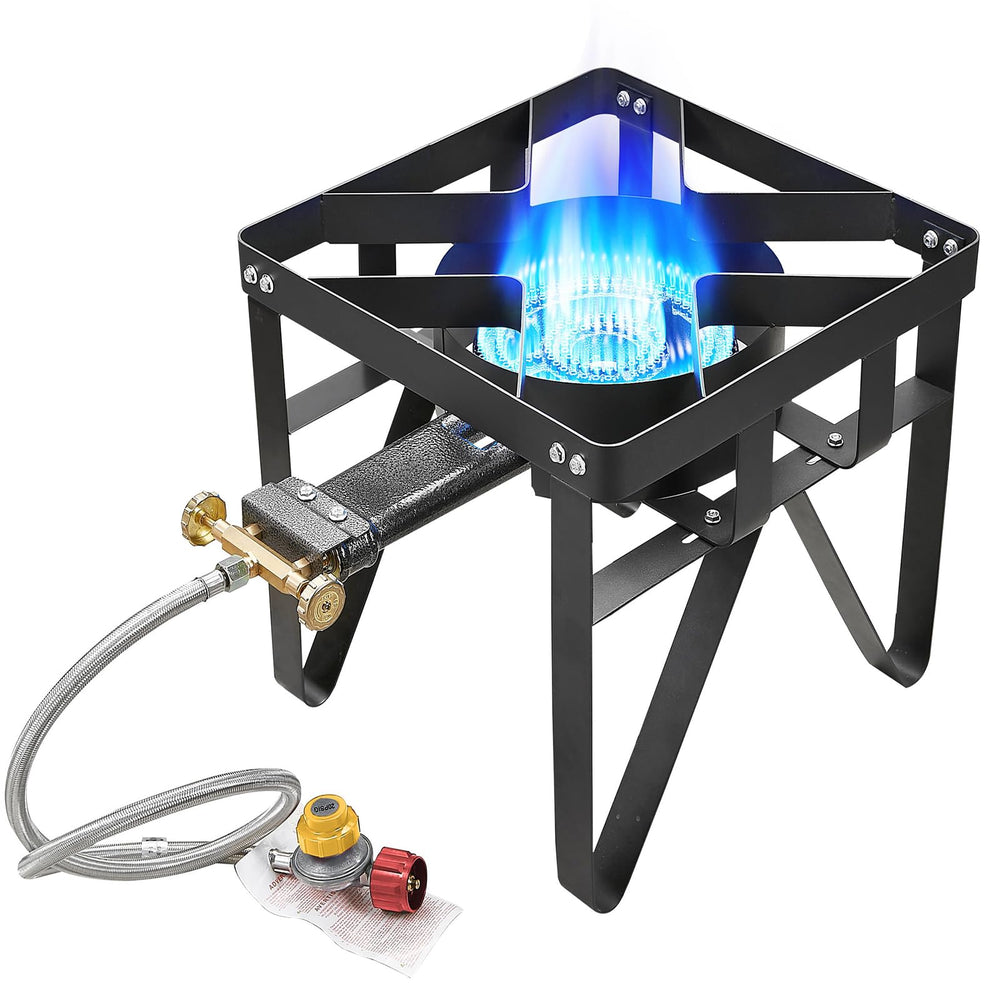 vivicreate front view single burner stove showing compact durable design and fast heating