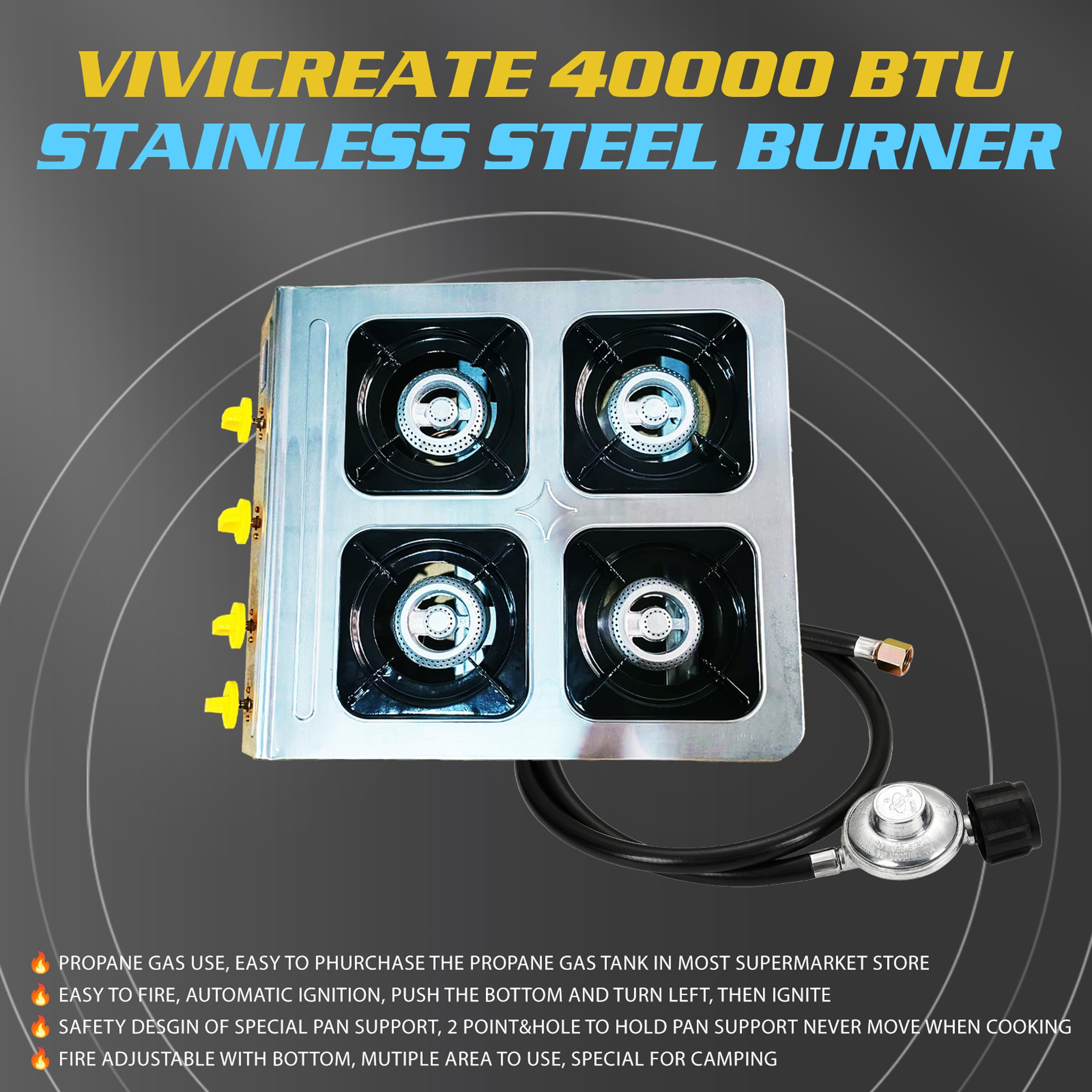 vivicreate outdoor camping kitchen setup showing reliable portable cooking for gatherings