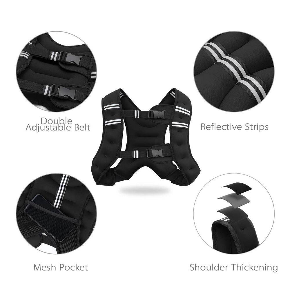 VIVITORY back mesh pocket visible for adding small extra weight
