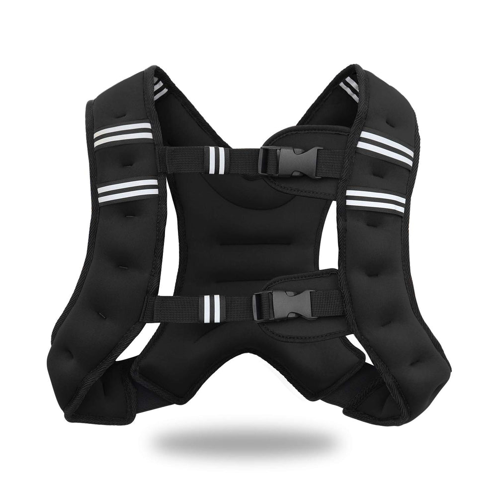 VIVITORY front view of vest showing fit and reflective benefit