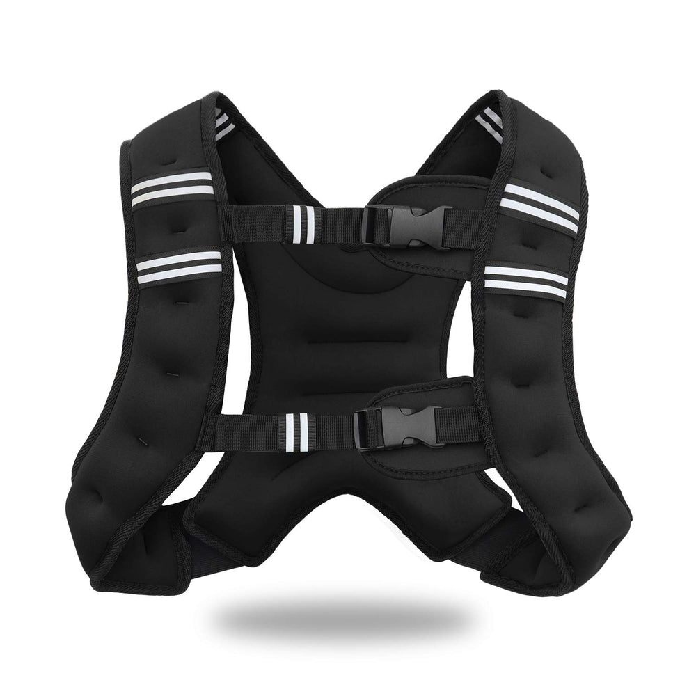 VIVITORY front view of vest showing secure buckles and fit for added resistance