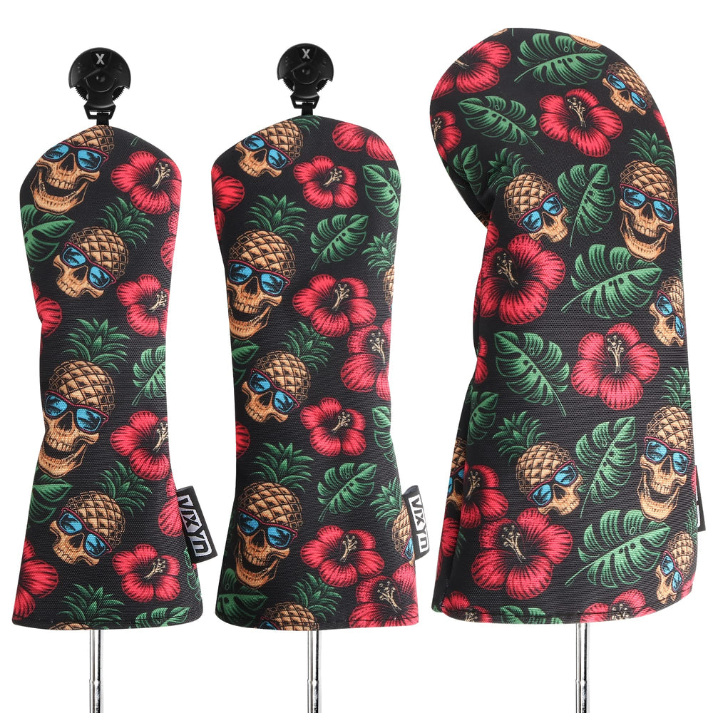VIXYN pineapple skull front packaging showing three covers for easy selection
