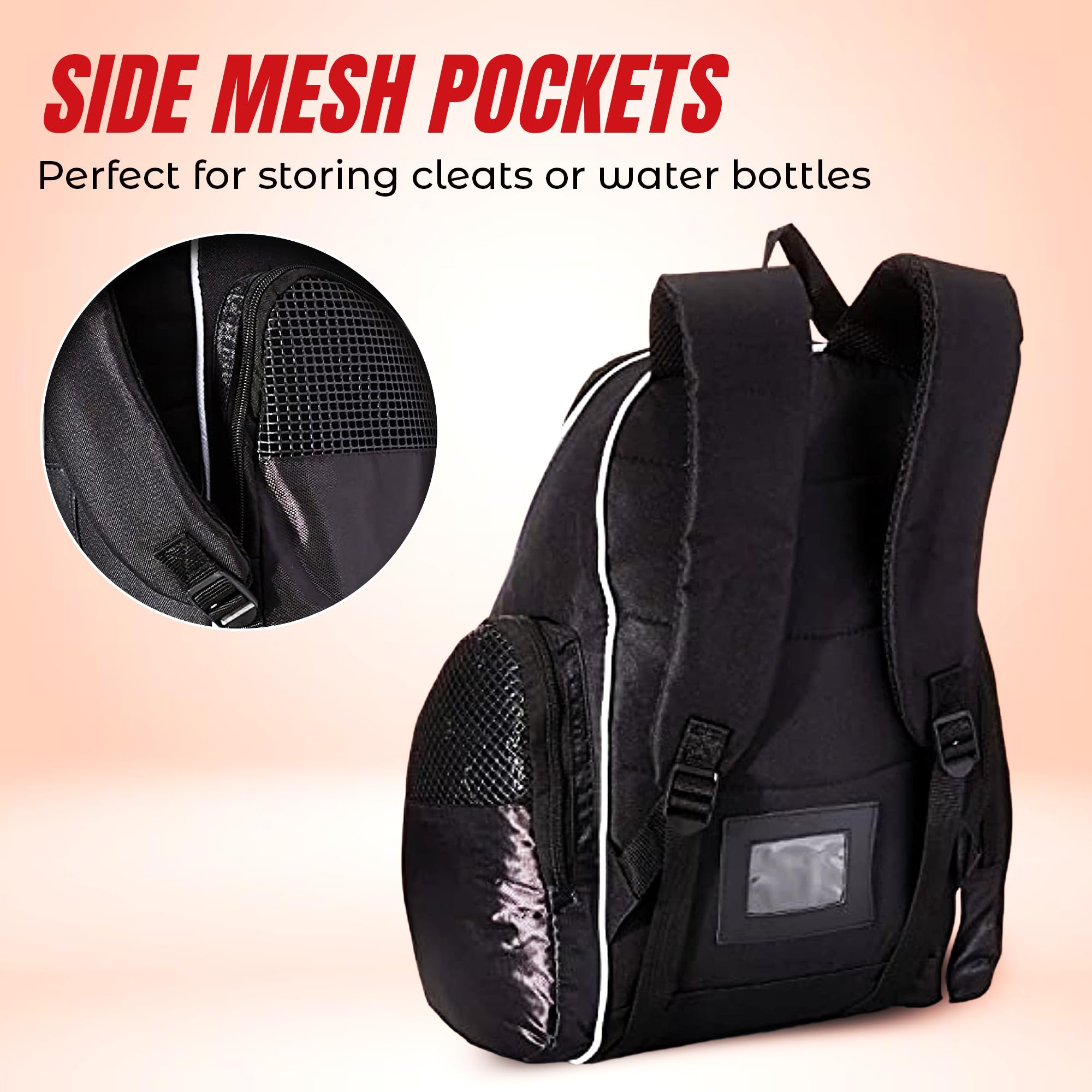 Vizari open main compartment showing room for clothing and training gear