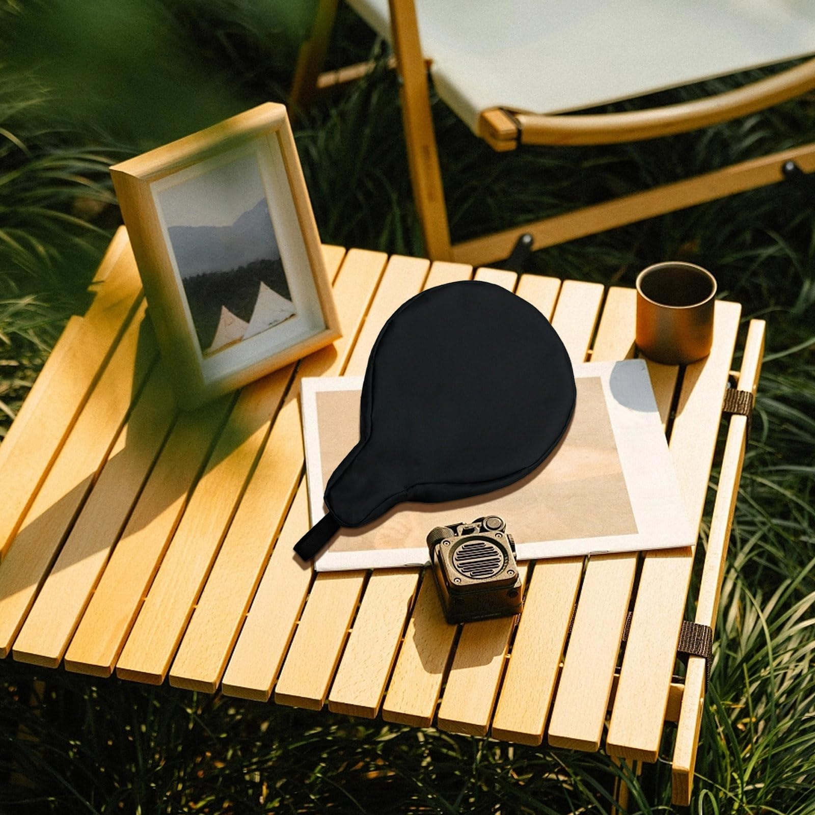 Vkinman two-pack stacked to illustrate space-saving storage and multi-pan protection