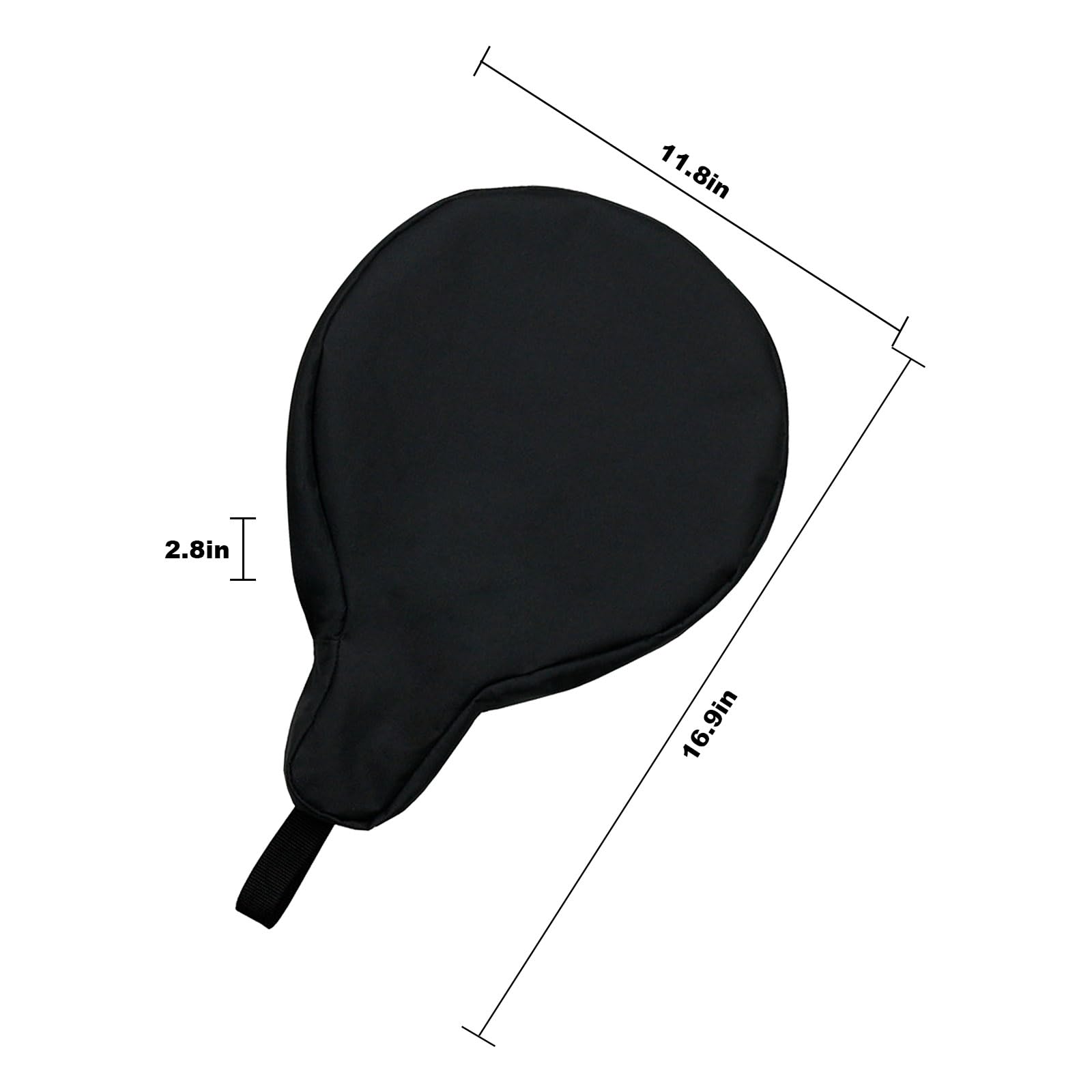 Vkinman close-up of zipper and hanging loop for easy access and storage convenience