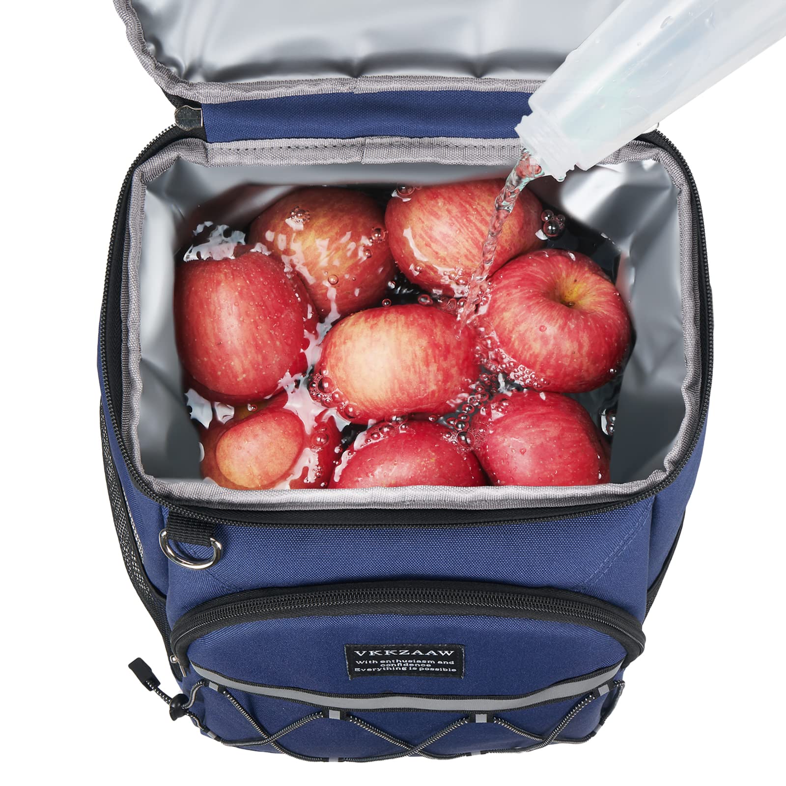 VKKZAAW padded back panel and adjustable shoulder straps for all-day comfort