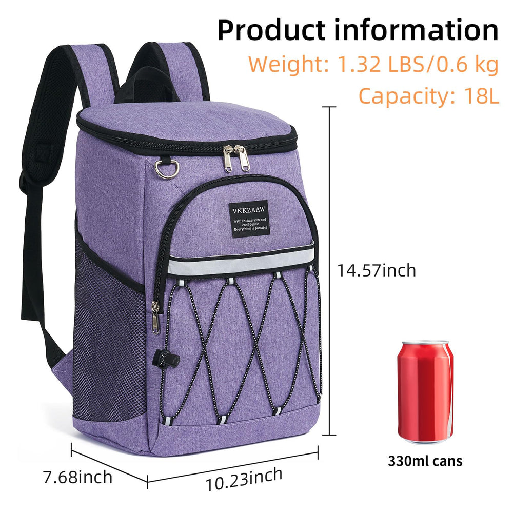 VKKZAAW PEVA insulated liner close-up highlighting leak-proof thermal protection