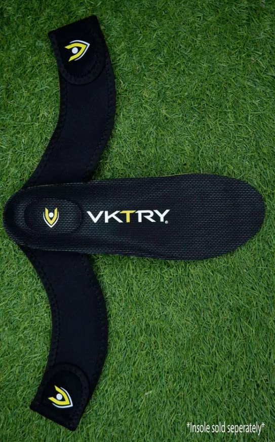 VKTRY VK Boost visible in running shoe during sprint illustrating enhanced propulsion and control