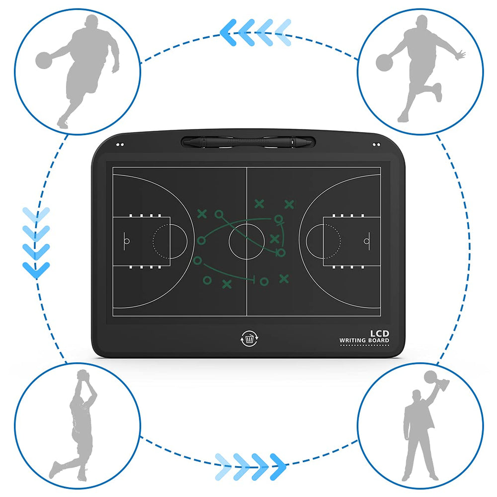 VNVDFLM board in use on sideline demonstrating portability and fast coaching benefit