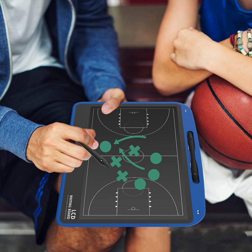 VNVDFLM in-use on sideline with coach demonstrating play clarity and team communication benefit